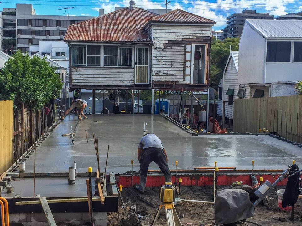 concrete slab Brisbane City