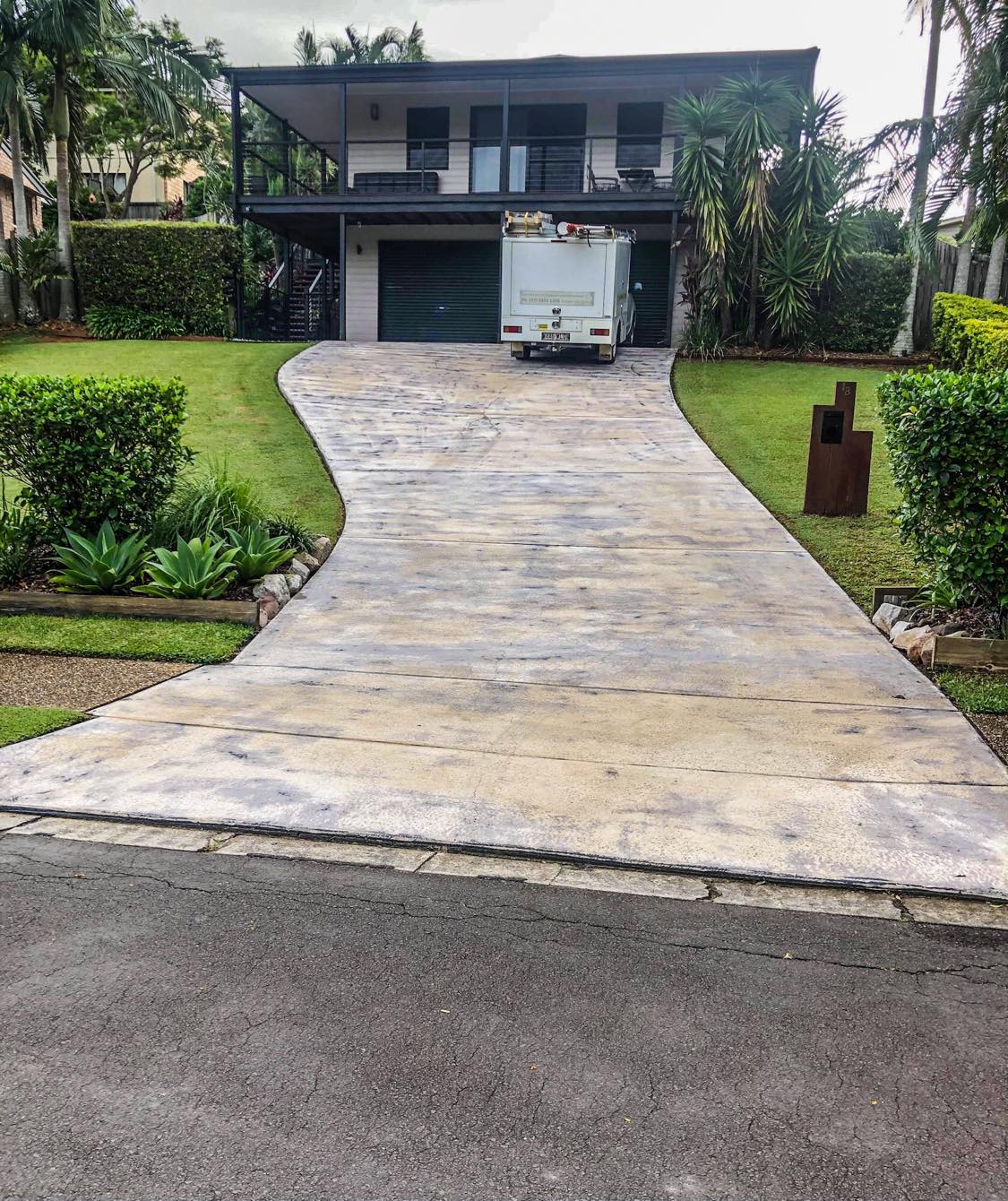 Driveway before covercrete