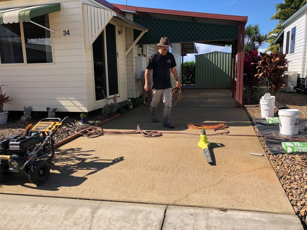 Driveway repair, alteration before